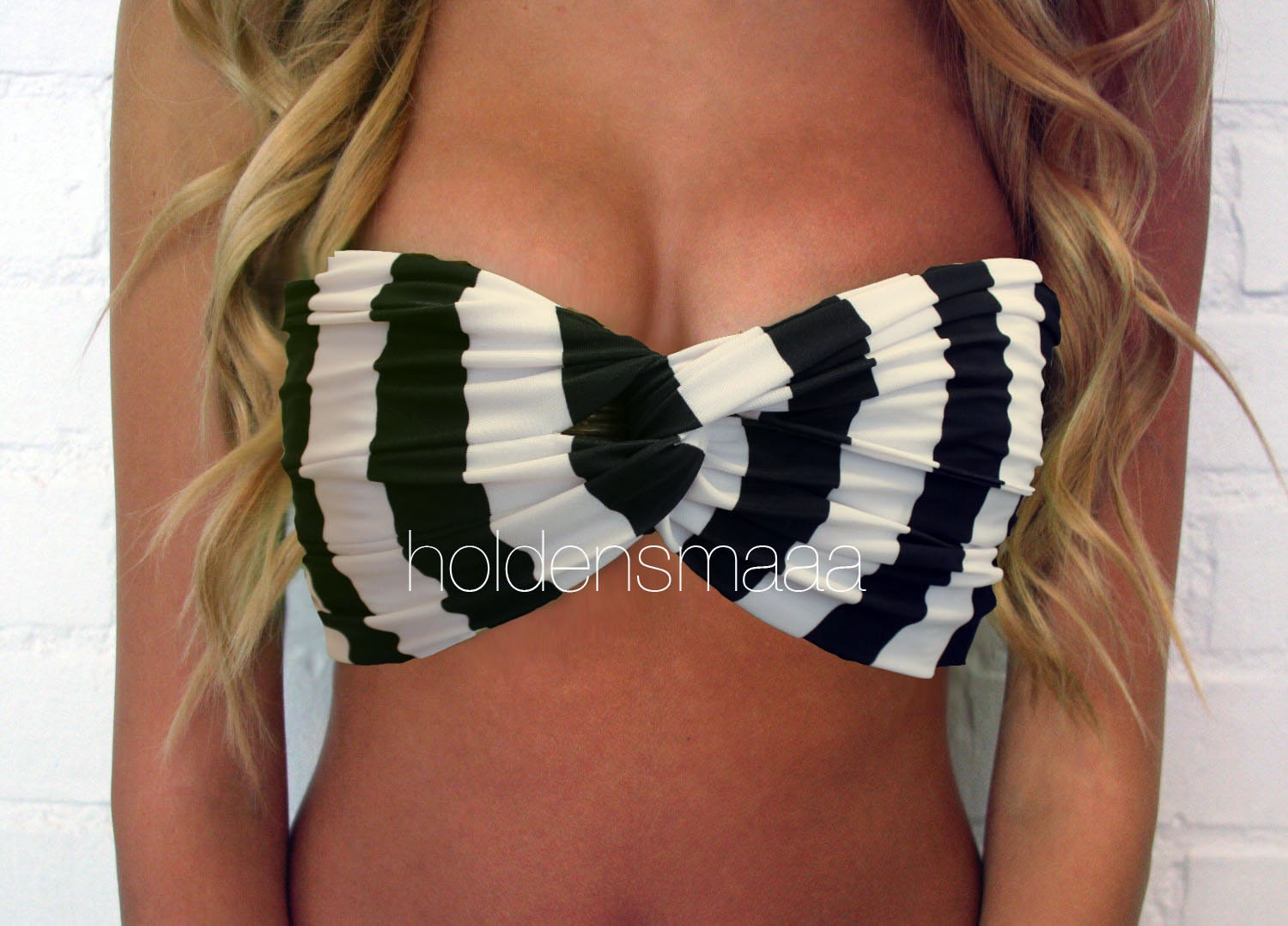 Spandex Bandeau -- All Striped