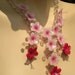 Flower necklace- Flower earrings- Sakura flower- Pink jewellery