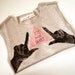 Hand Printed Trapeze Vest - Sand, Free Size