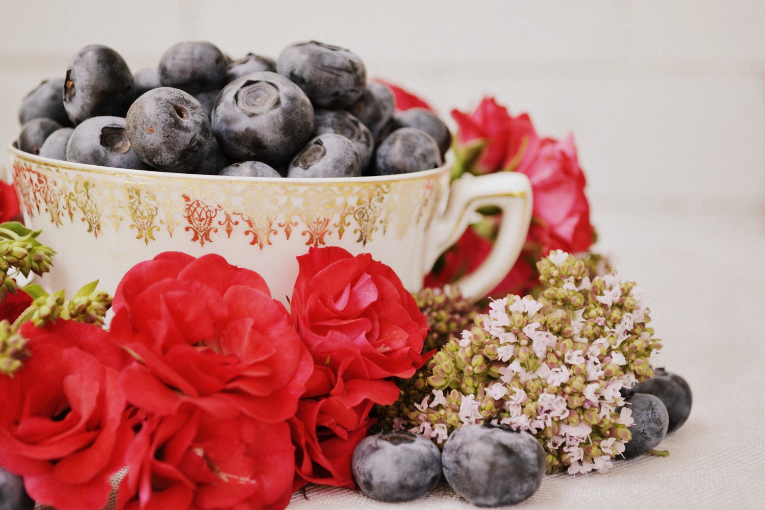 blueberry tea