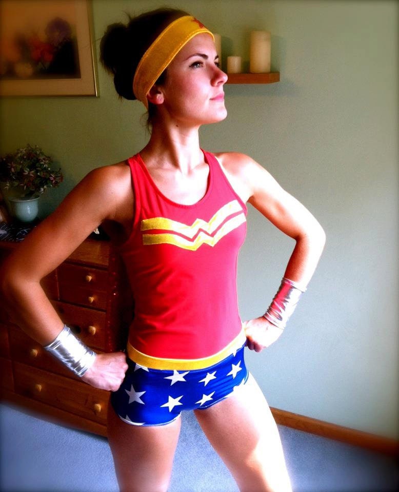 Reserved listing for beckyf2113 Wonder Woman inspired Running Costume