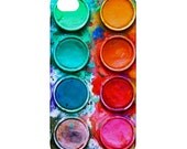 NEW Paintbox Watercolor iPhone 4 Case iPhone 4s Case Hardshell Case Cover Watercolor Palette - SephiaAndromeda