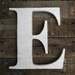 12" Wood letter, wedding decor, vintage chic, home decor