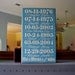 Important Dates Wood Sign, Anniversary Gift, Family Sign, What a Difference a Day Makes, Important Date Art