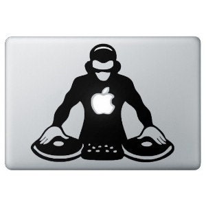 Pongo satyrus - - mac decal apple decal ipad1 ipad2 ipad3 decal macbook decal Mac book stickers