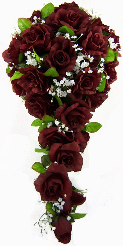 Burgundy Bridal Bouquet