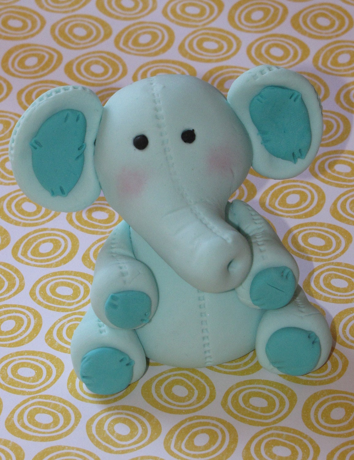 Elephant Baby cake topper
