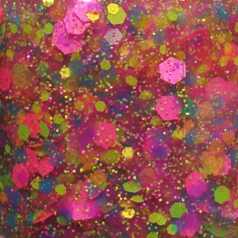 My Highlighter Exploded - Hand Mixed Nail Polish -15ml (.5oz)