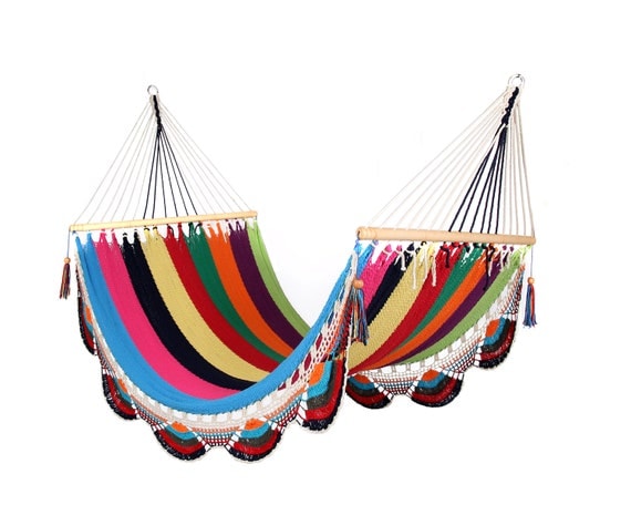 Multicolour Hammock, Great for patio decoration