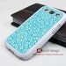 Samsung Galaxy SIII case unique Case Samsung Case Galaxy S3 i9300 Case blue flower graphic design