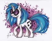 Vinyl Scratch DJ Pon-3, My little pony Friendship is Magic, Print