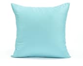 24" X 24" Solid Tiffany Blue Oversized Euro Sham Pillow Cover