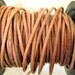 Natural Leather Cord--2mm Round--9 feet--3 yards