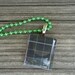 Shiny Black Plaid Scrabble (c) Tile Penant