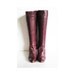 vintage hush puppies leather boots heels burgundy grape size 7.5W womens