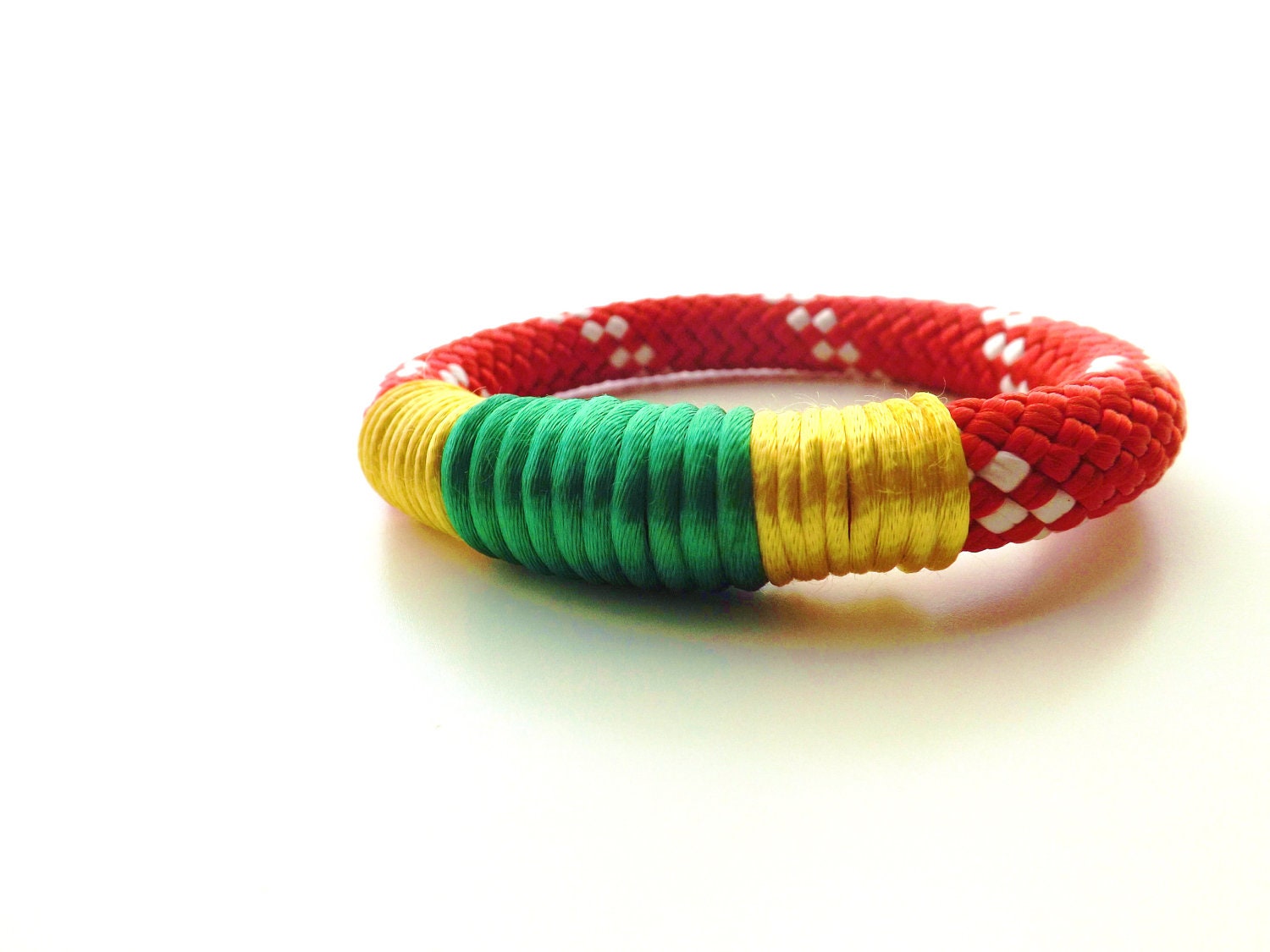 Red Marine Cord Bangle
