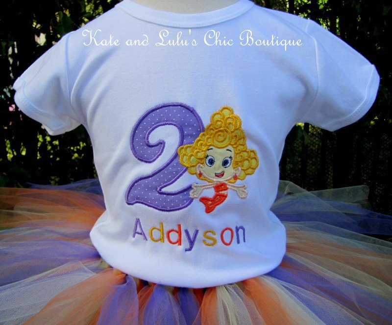 Deema Bubble Guppies Shirt- Bubble Guppies Birthday Shirt- Personalized Deema Shirt or Onesie- Girls Bubble Guppies Tee- Custom Clothing