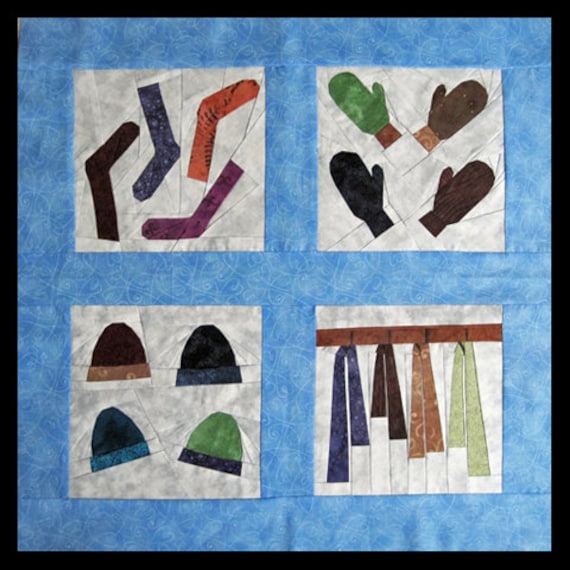 Winter Accessories With Paper Piecing