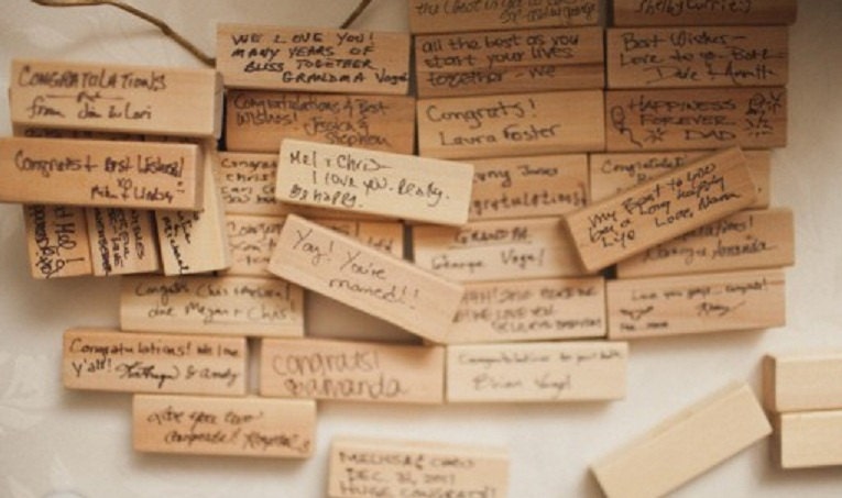 Wedding Guest Book by Tumbling Timbers Handmade from new 2x4 SOLID wood