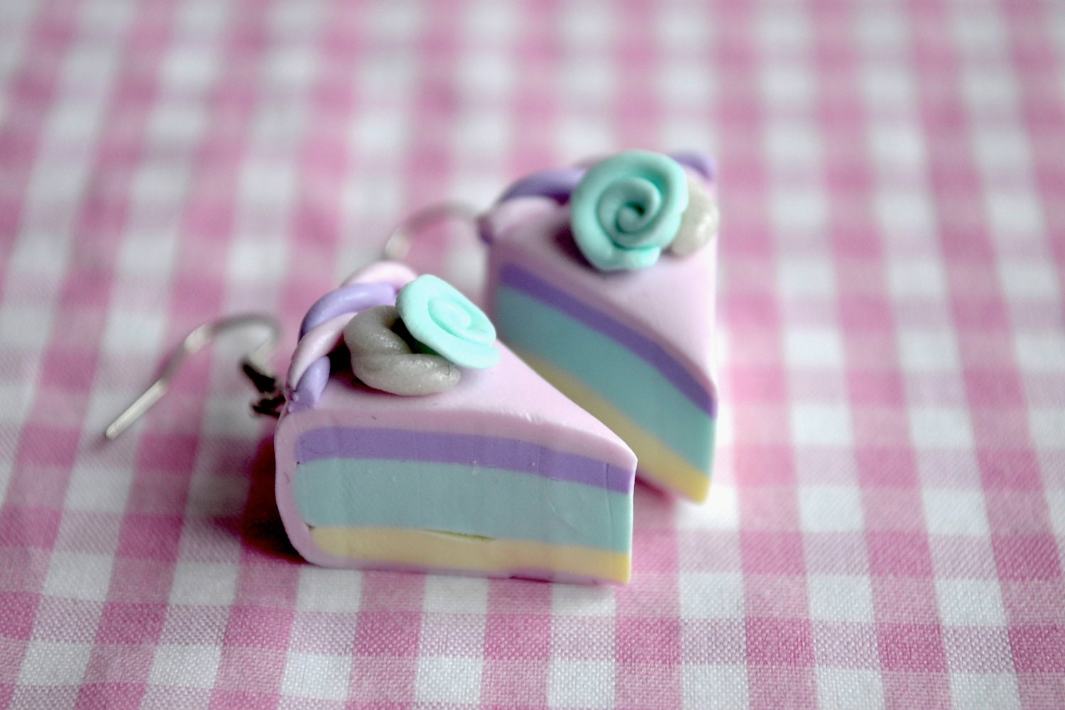 Pastel Fairy Kei Cake Earrings
