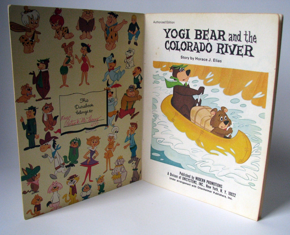 Vintage - Yogi Bear - Hanna Barbera - Story Book