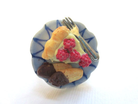 Raspberry Tart and Chocolate Fingers Ring