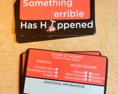 Something Terrible Has Happened calling cards - set of 15