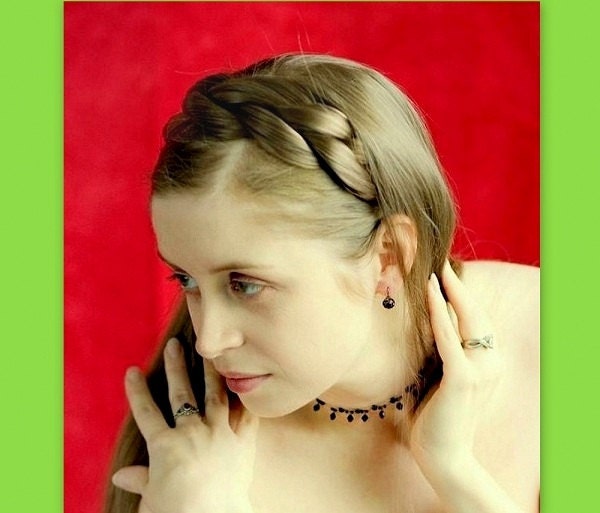 braided headband braid hair wide headband hairband hair accessory woman wedding bridal hairband hair head band hairpiece fake hair