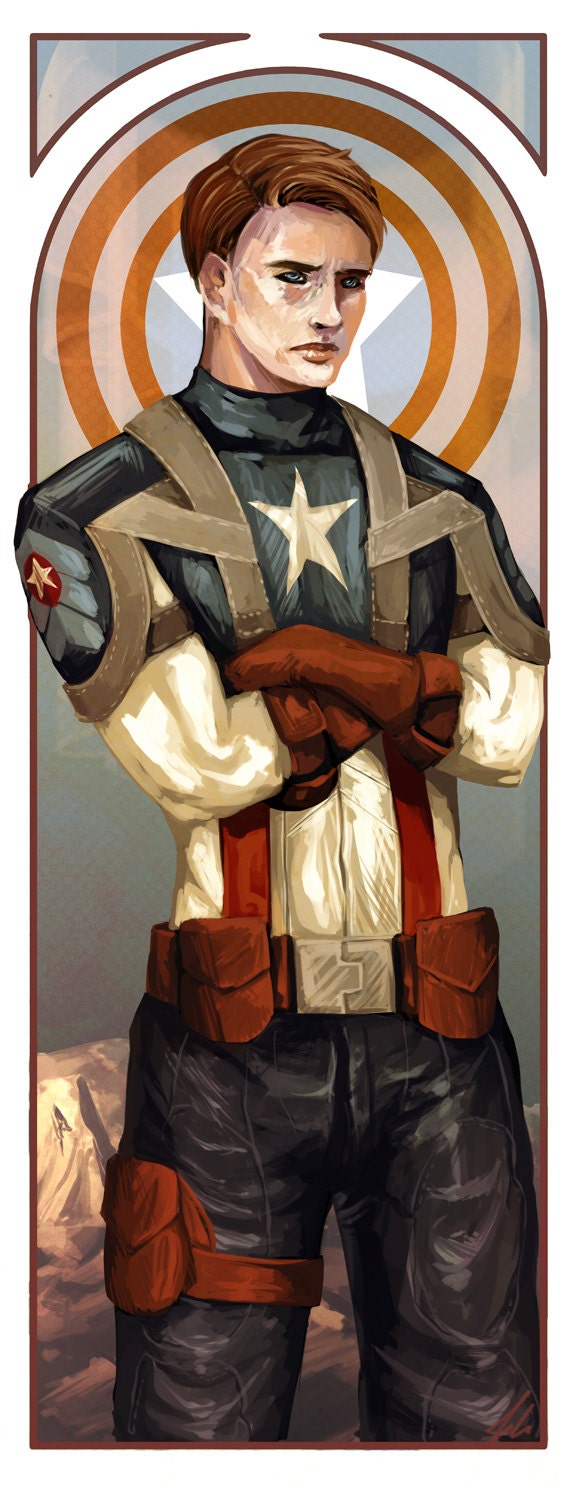 Capt'n America 10x24"