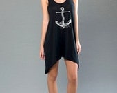 Refuse to Sink Anchor Dress Nautical Beach Coverup