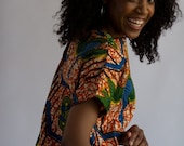 Kimono Style Shirt by Lavender in Brown