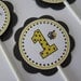 Baby's First Birthday Bumblebee Welcome Sign - Yellow and Black
