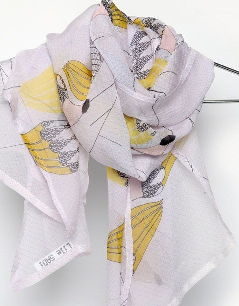 Scarf 'Rise Up' Chiffon
