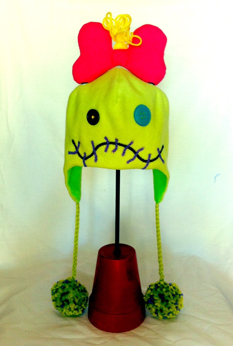 Scrump lilo Stitch inspired Beanie Earflap hat