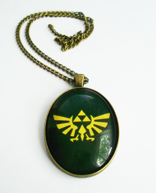 Zelda Cameo Necklace Gaming Geek