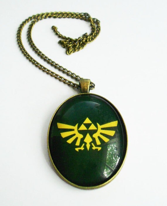 Zelda Cameo Necklace Gaming Geek