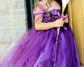 Plum/Purple Flower Girl Dress