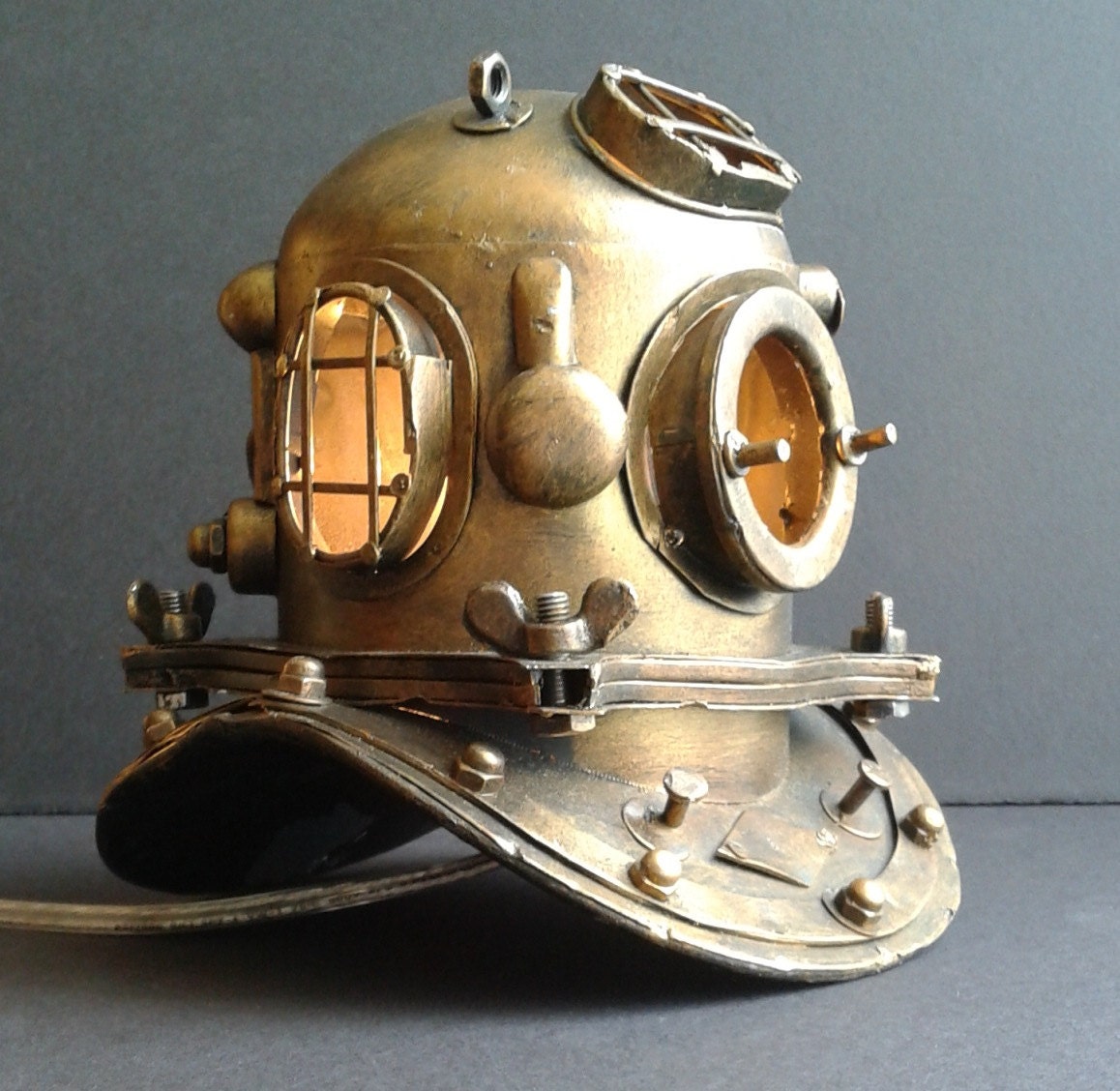 Nautical Scuba Diver's Accent Lamp