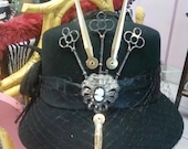 One of a Kind STEAMPUNK Vintage Ladies Hat OOAK