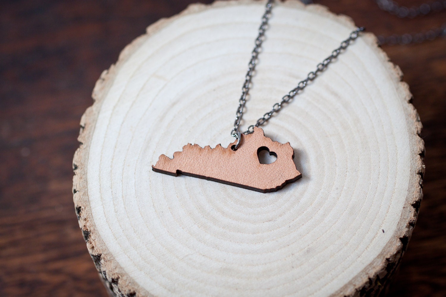 i heart Kentucky - leather.