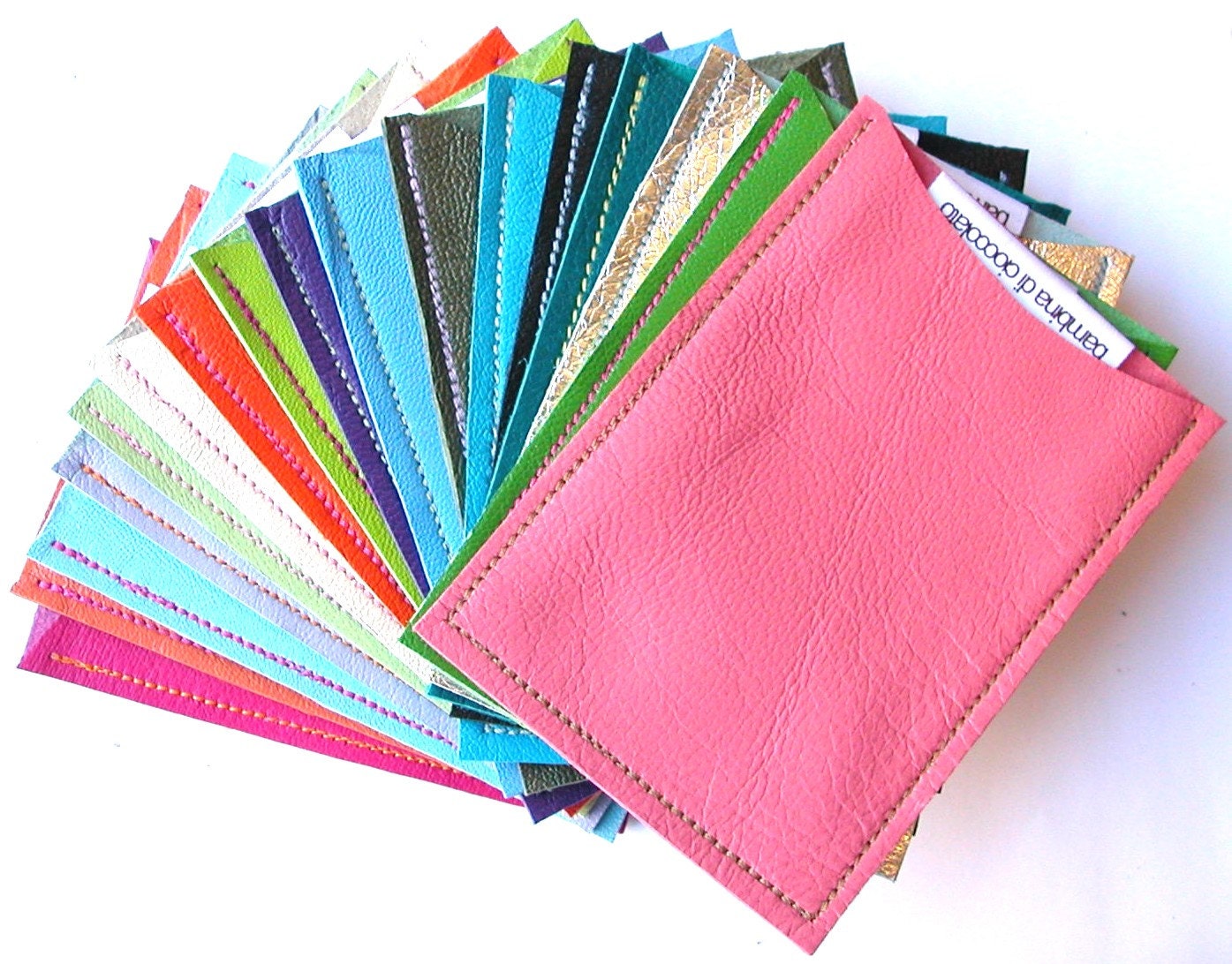 Sasha Leather Business Card Holder TM, Leather Credit Card Holder, ID Wallet, Credit Card Case, Credit Card Wallet, Metro Card Holder