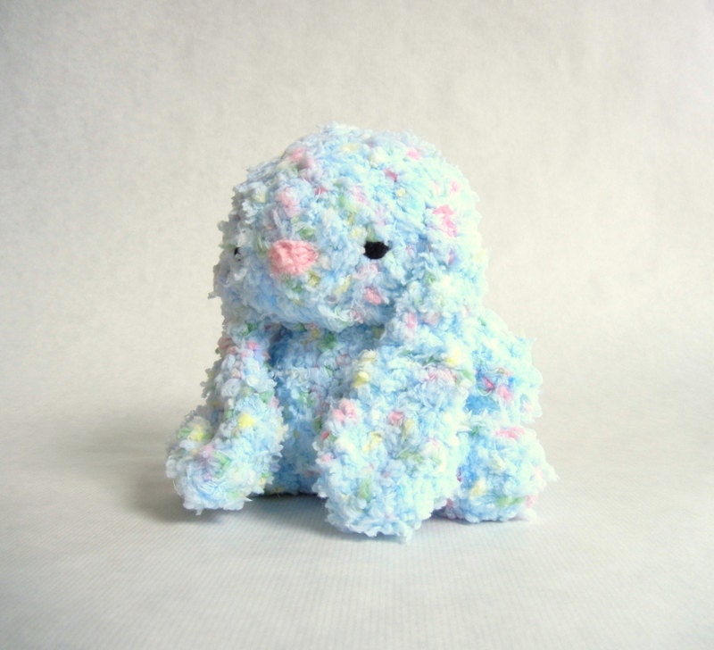 Fluffy Bunny Crochet Plush Toy