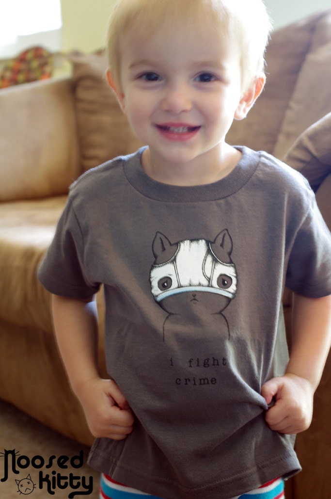 I Fight Crime Toddler Tees