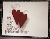 happy true love forever together greeting card