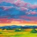 Sunset in Spring- Abstract, Huge Contemporary Acrylic on a Extra Large Canvas Commissioned Painting FREE SHIPPING by Patty Baker