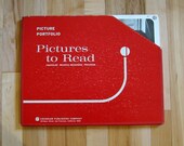 Vintage Teaching Aid Black and White Poster Set - Pictures to Read (1965)