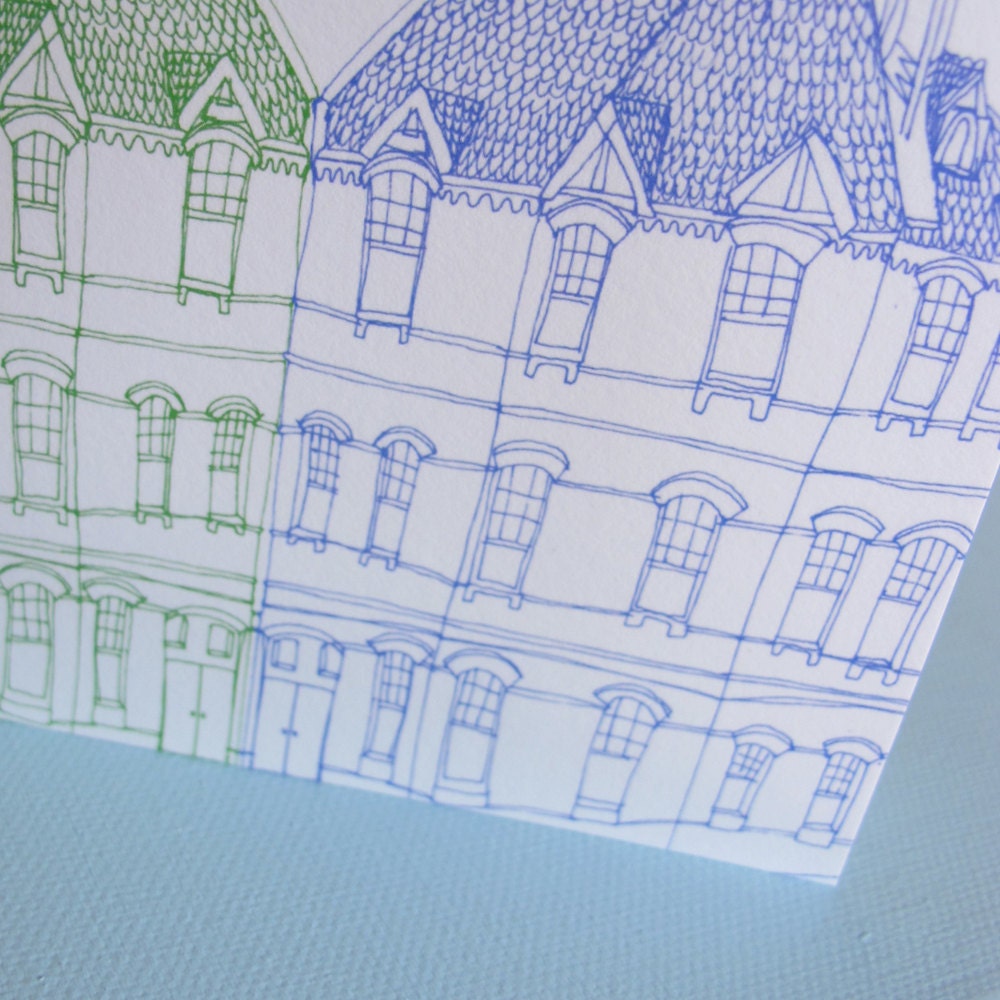 Victorian House Card