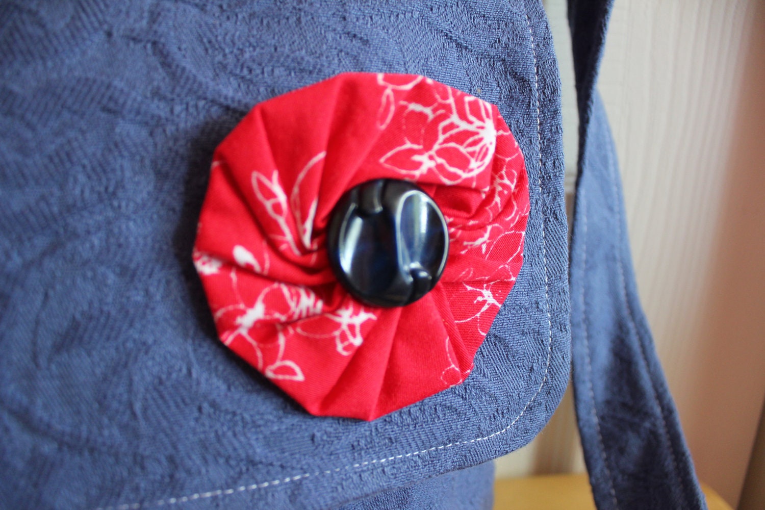 Blue Messenger Bag with Yoyo