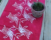 red birds floursack towel