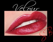Velour Mineral Lipstick (Rich Red with red shimmer) makeup Cheek and Lip Color